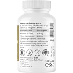ZeinPharma Glucomannan 500 mg - 90 Kapseln