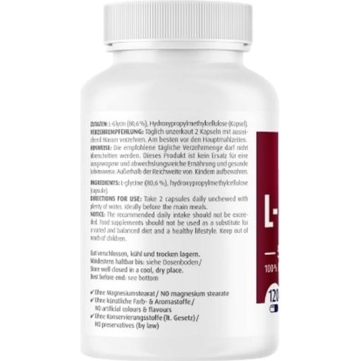 ZeinPharma Glicina - 500 mg - 120 capsule