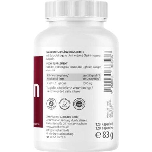ZeinPharma Глицин 500 мг - 120 капсули