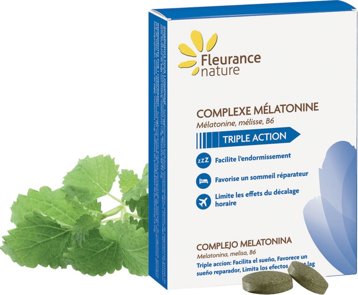Fleurance Nature Melatonine Complex Tabletten - 30 Tabletten