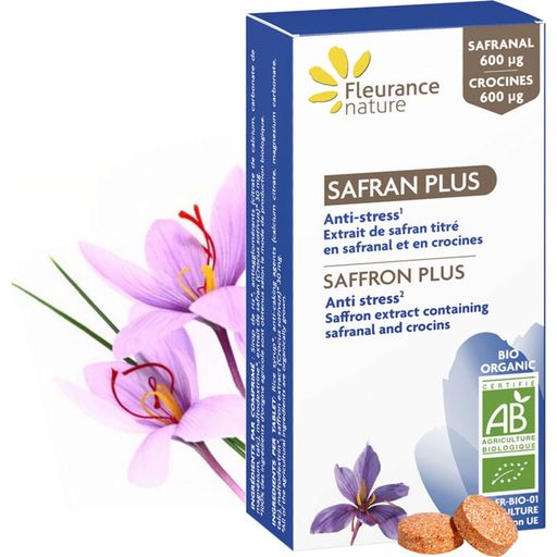 Fleurance Nature Saffran PLUS Tabletter Ekologiskt - 15 Tabletter