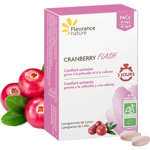 Fleurance Nature Flash-Cranberry tabletki bio - 14 Tabletki