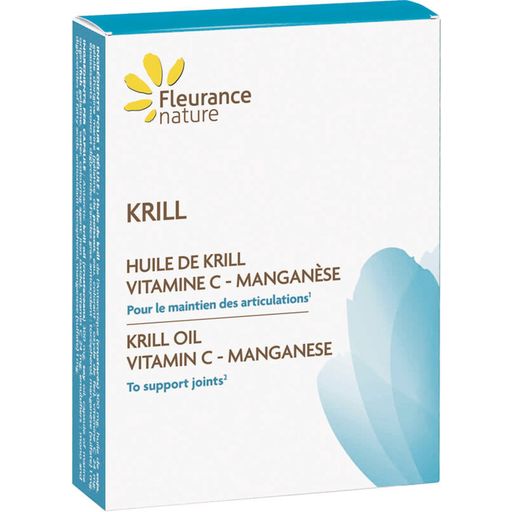 Krilli-kapselit (krilliöljy + C-vitamiini + mangaani)  - 15 kapselia