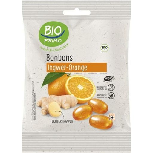 Caramelos Bio - Jengibre y naranja