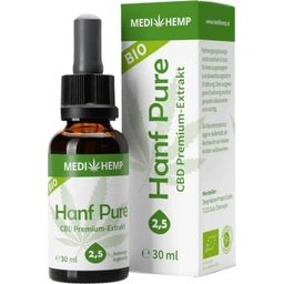 MEDIHEMP Organic Hemp Pure 2,5% - 30 ml