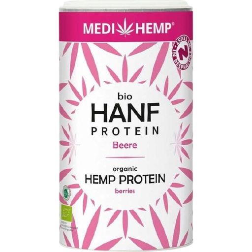 MEDIHEMP Hanfprotein mit Geschmack Bio - Beere
