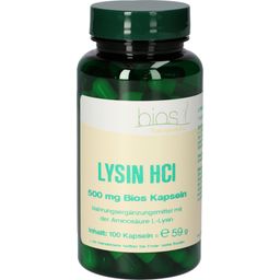 bios Naturprodukte Lysin Hcl 500mg - 100 Kapseln