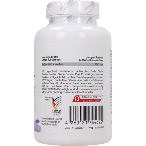 Best Body Nutrition L-Carnitina - 1800 - 90 capsule