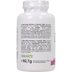 Best Body Nutrition L-Carnitine 1800 - 90 gélules