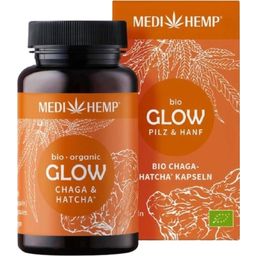 MEDIHEMP Organic GLOW Chaga-HATCHA Capsules  - 120 capsules