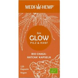MEDIHEMP Bio GLOW Chaga-HATCHA  - 120 kapslí