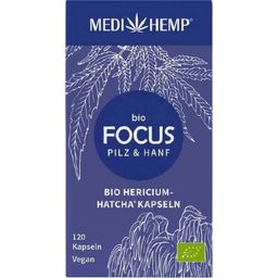 MEDIHEMP FOCUS Hericium-HATCHA Capsules Bio - 120 Capsules