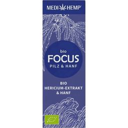 MEDIHEMP FOCUS Hericium Extrato de Cânhamo Bio - 10 ml