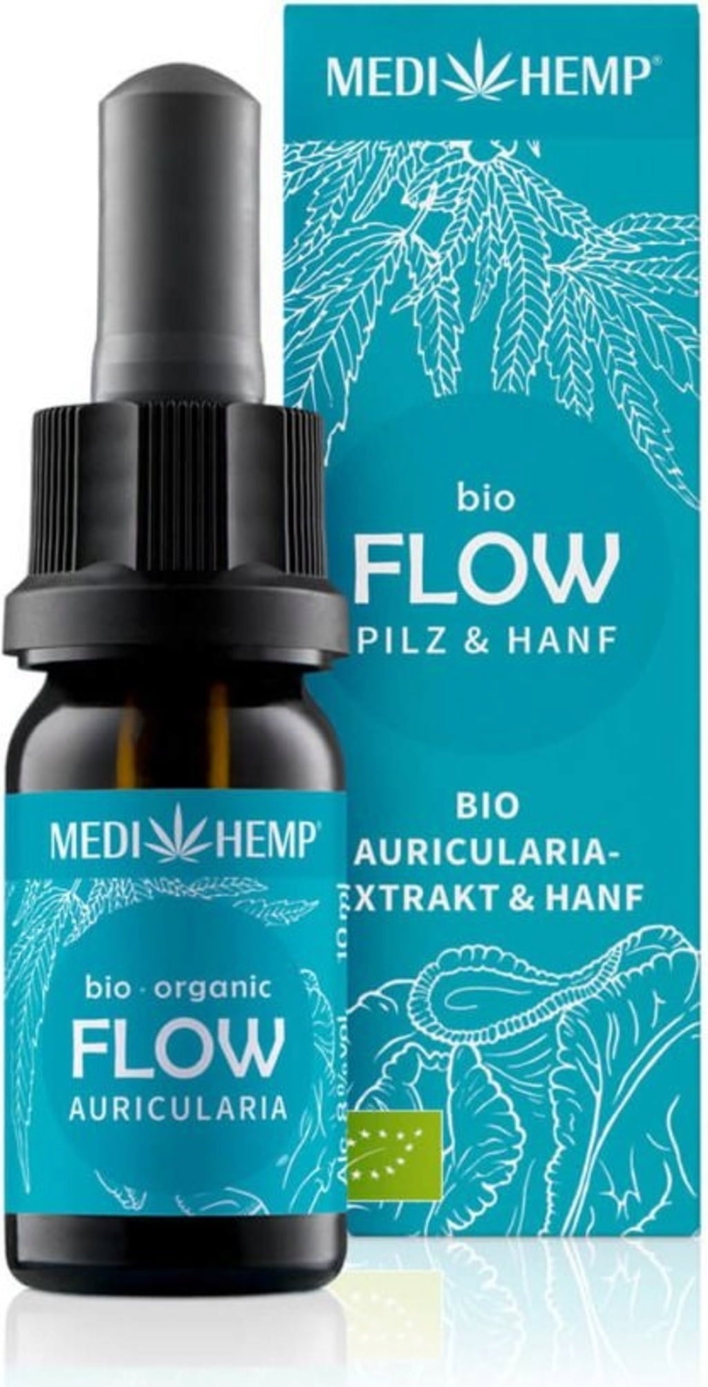 MEDIHEMP Bio konopný extrakt FLOW Auricularia - 10 ml