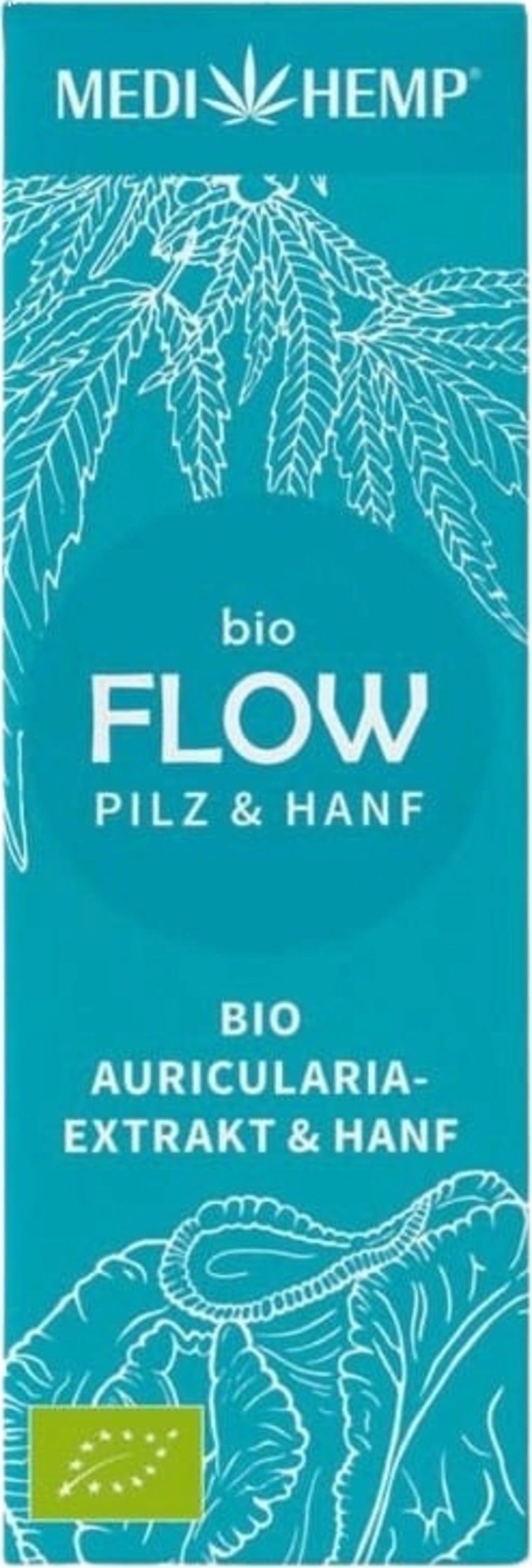 MEDIHEMP Bio konopný extrakt FLOW Auricularia - 10 ml