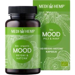 MEDIHEMP Organic MOOD Reishi-HATCHA Capsules 