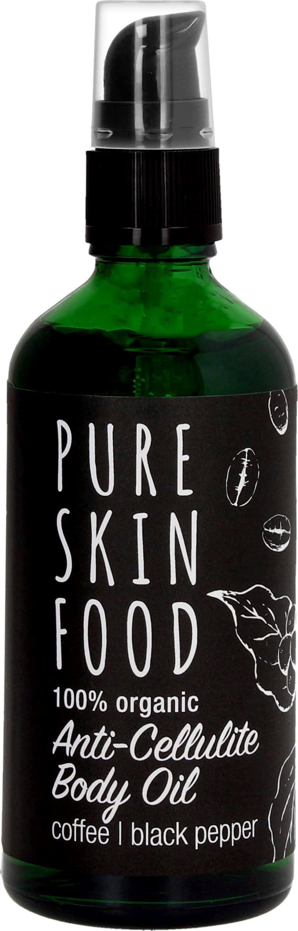 Organic Anti-Cellulite Body Oil Coffee - Black Pepper, 100 ml