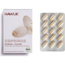 Coprinus ekstrakt + prah - organske kapsule - 60 kaps.