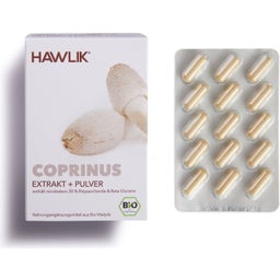 Coprinus Extract + Organic Powder Capsules - 120 capsules