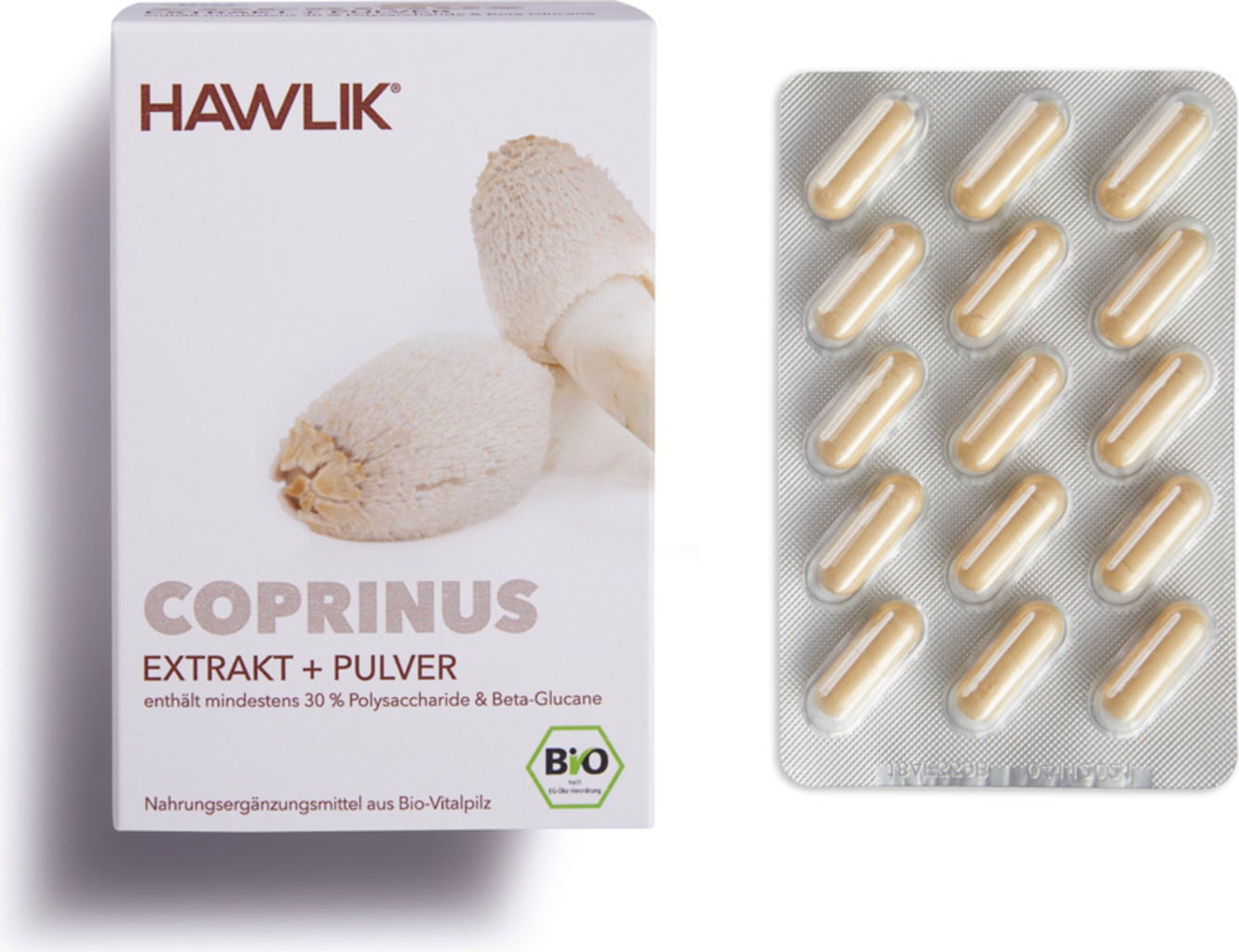 Coprinus Extrakt + Pulver Kapslar Ekologiskt - 120 Kapslar