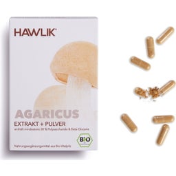 Agaricus Extract + Organic Powder Capsules - 60 capsules