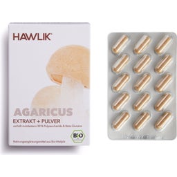 Agaricus Extract + Organic Powder Capsules - 60 capsules