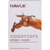 Hawlik Cordyceps Extrakt + Pulver Kapseln