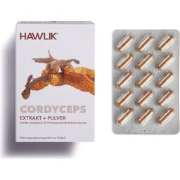 Hawlik Cordyceps-uute + jauhekapselit - 120 kapselia