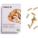 Maitake ekstrakt + Maitake  v prahu - organske kapsule - 60 kaps.