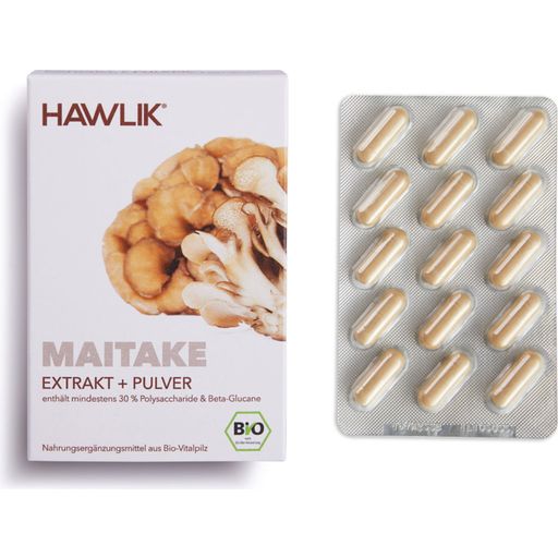 Maitake Bio in Capsule - Estratto + Polvere - 60 capsule