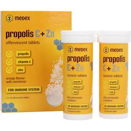 Medex Propolis C + Zn - 20 šumivých tablet