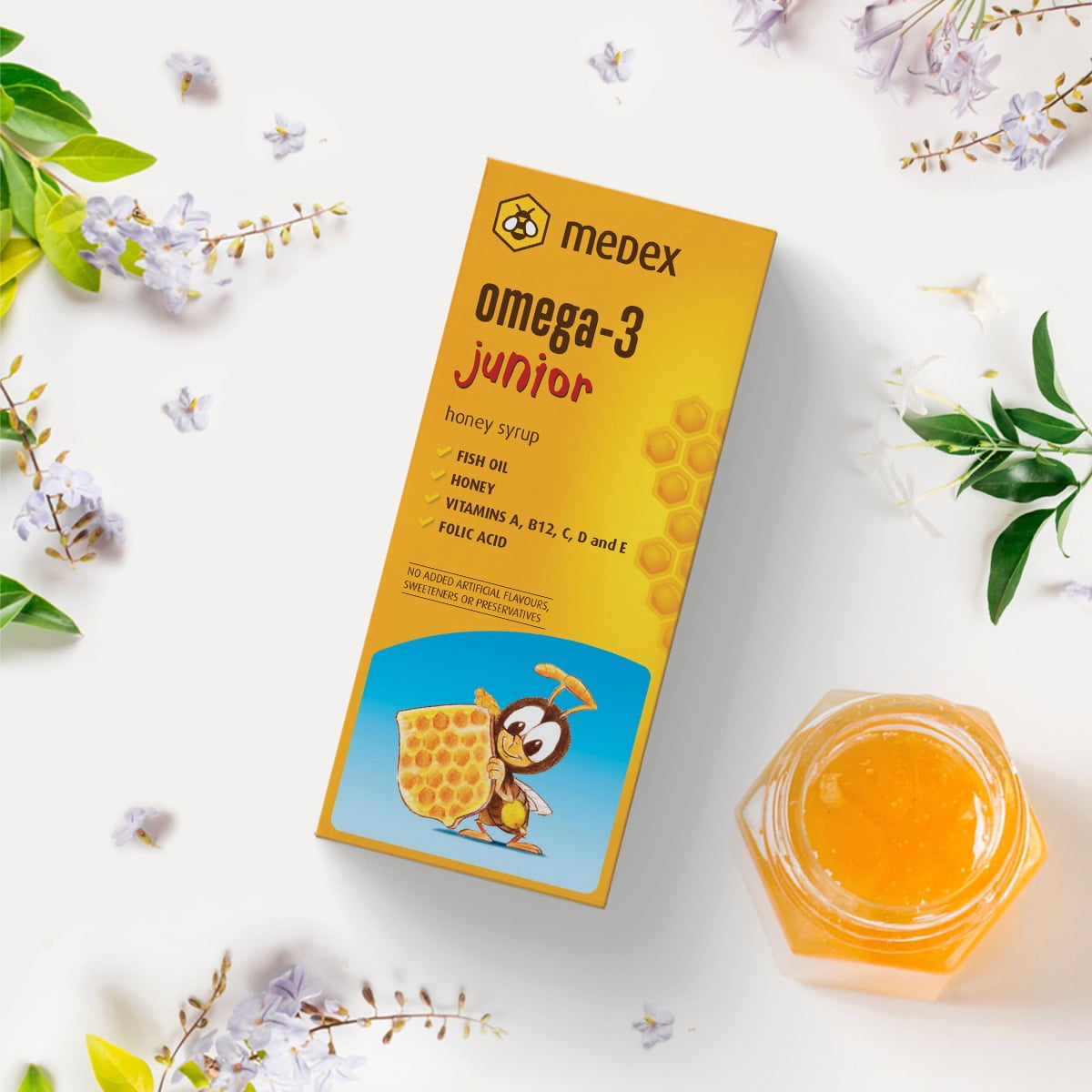 Medex Sirop Oméga-3-Junior - 140 ml
