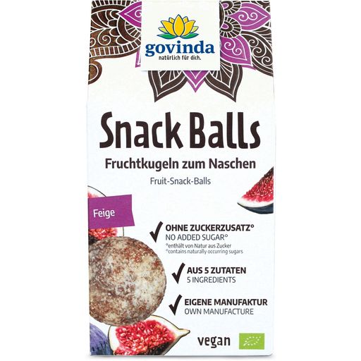 Govinda Snack Balls Fig, Organic - 100 g