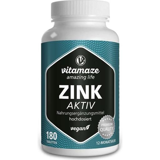 Vitamaze Zinek Aktiv - 180 tablet