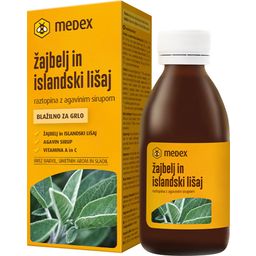 Medex Sirup av Salvia och Isländsk Mossa - 150 ml