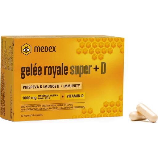 Medex Jalea Real Super + D - 30 cápsulas