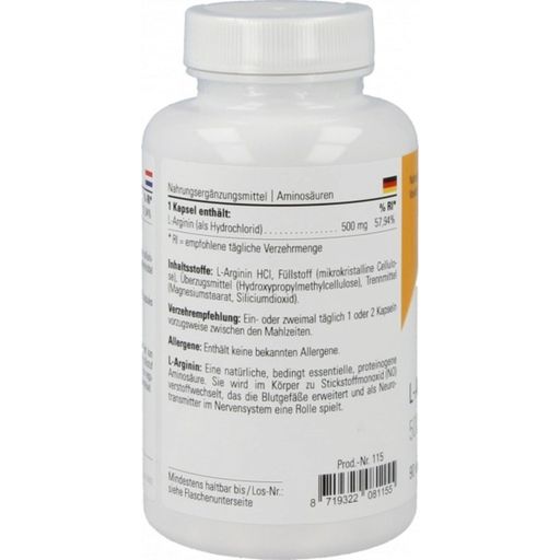 Vitaplex L-Arginine - 90 veg. kapsúl