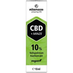 Vitamaze CBD 10% Mint Smaksatt Munolja - 10 ml