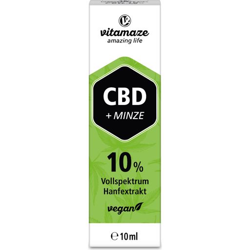 Vitamaze CBD 10% Mondolie met Muntsmaak - 10 ml