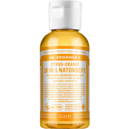 DR. BRONNER'S Sapone Naturale 18in1 - Arancio e Agrumi - 60 ml