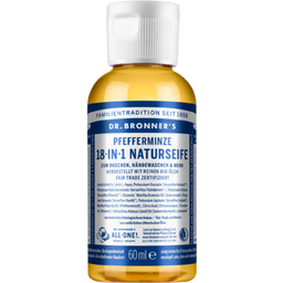 DR. BRONNER'S 18in1 Natural Peppermint Soap - 60 ml