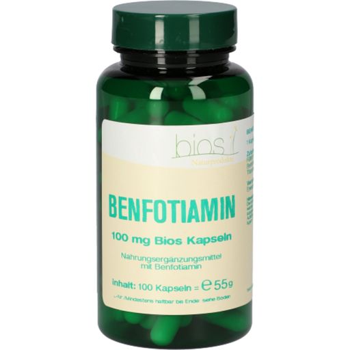 bios Naturprodukte Benfotiamina 100 mg - 100 cápsulas