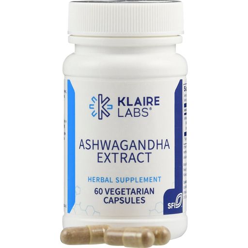 Klaire Labs Extracto de Ashwagandha - 60 cápsulas vegetales