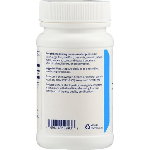 Klaire Labs Coenzima Q10 100 mg - 30 cápsulas vegetales