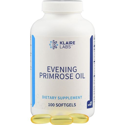 Klaire Labs Olej z wiesiołka (Evening Primrose Oil) - 100 Żele