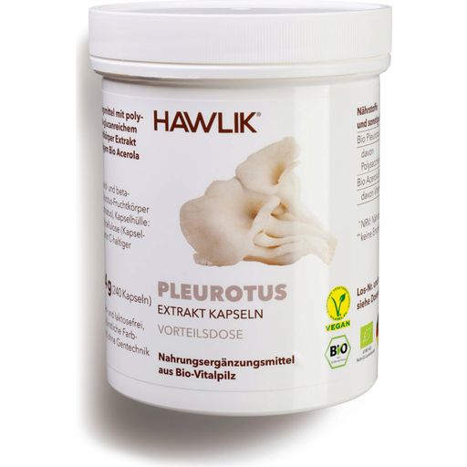 Hawlik Pleurotus Extrakt Kapseln Bio - 240 Kapseln
