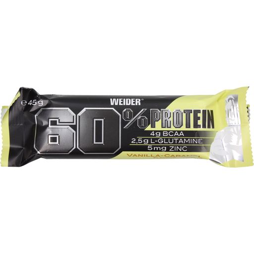 WEIDER Protein Bar 60%, Vanilla Caramel - 45 g