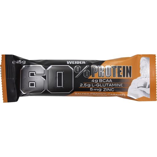 WEIDER Protein Bar 60% , Salted Peanut Caramel - 45 g