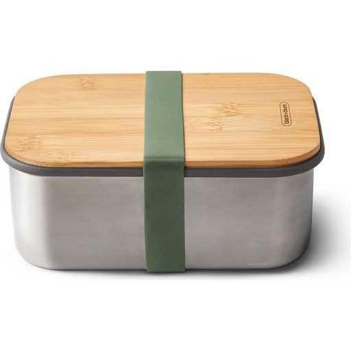 black + blum Large Stainless Steel Lunchbox - Olive