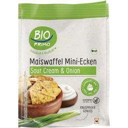 BIO PRIMO Organic Mini Corn Cakes - Sour Cream & Onion